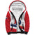 Custom Dominican Republic 2025 Baseball Sherpa Hoodie Go Champions Flag Style