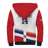 Custom Dominican Republic 2025 Baseball Sherpa Hoodie Go Champions Flag Style