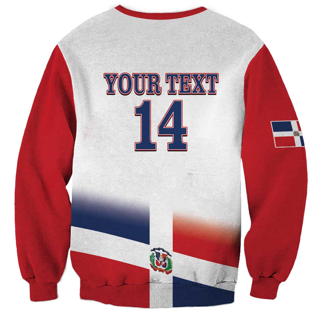 Custom Dominican Republic 2025 Baseball Sweatshirt Go Champions Flag Style