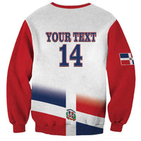 Custom Dominican Republic 2025 Baseball Sweatshirt Go Champions Flag Style