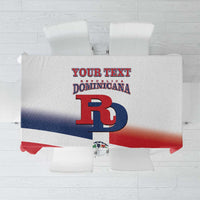 Custom Dominican Republic 2025 Baseball Tablecloth Go Champions Flag Style