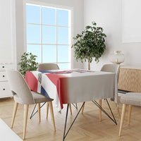 Custom Dominican Republic 2025 Baseball Tablecloth Go Champions Flag Style