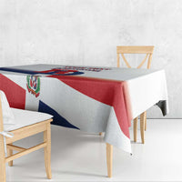 Custom Dominican Republic 2025 Baseball Tablecloth Go Champions Flag Style