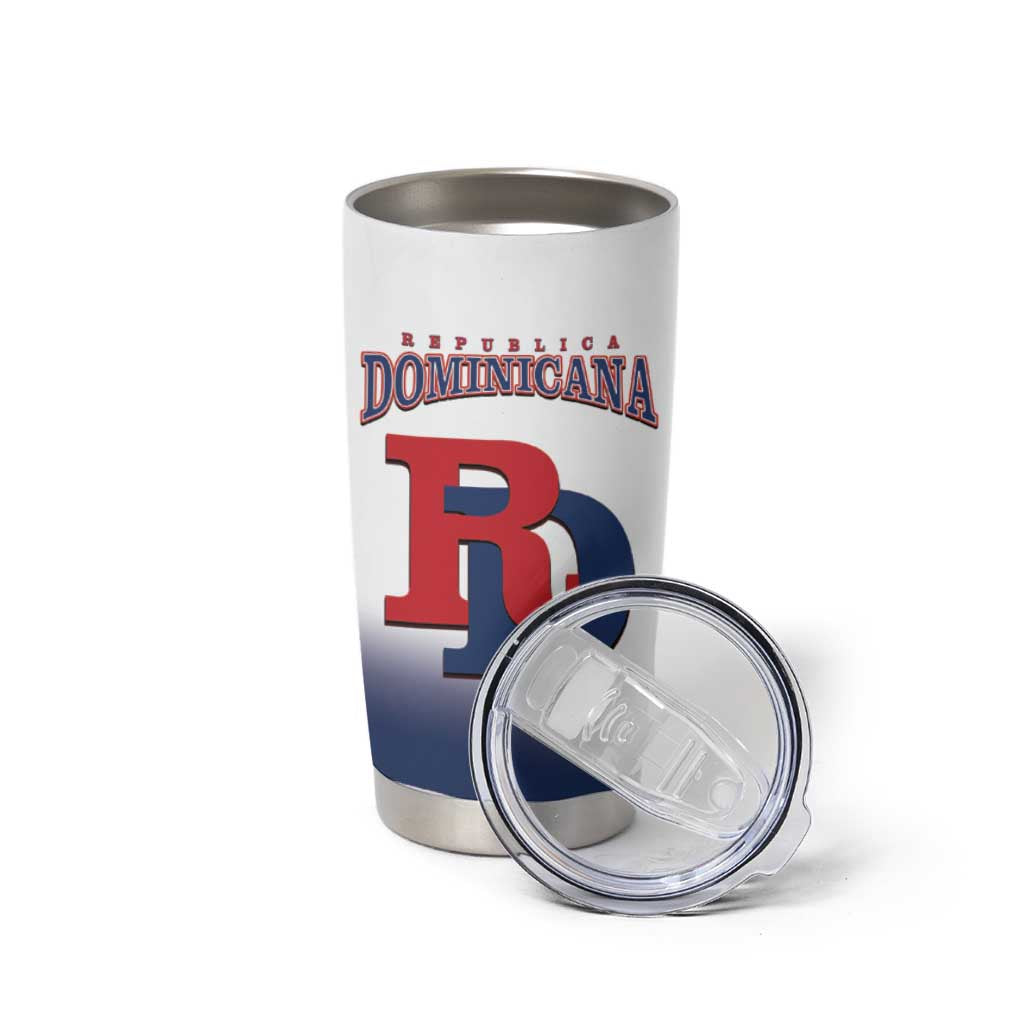 Custom Dominican Republic 2025 Baseball Tumbler Cup Go Champions Flag Style