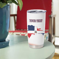 Custom Dominican Republic 2025 Baseball Tumbler Cup Go Champions Flag Style