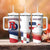 Custom Dominican Republic 2025 Baseball Tumbler With Handle Go Champions Flag Style