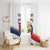 Custom Dominican Republic 2025 Baseball Window Curtain Go Champions Flag Style - Wonder Print Shop