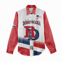Custom Dominican Republic 2025 Baseball Women Casual Shirt Go Champions Flag Style - Wonder Print Shop