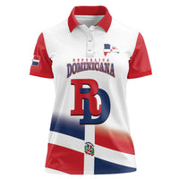 Custom Dominican Republic 2025 Baseball Women Polo Shirt Go Champions Flag Style - Wonder Print Shop
