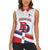Custom Dominican Republic 2025 Baseball Women Sleeveless Polo Shirt Go Champions Flag Style - Wonder Print Shop