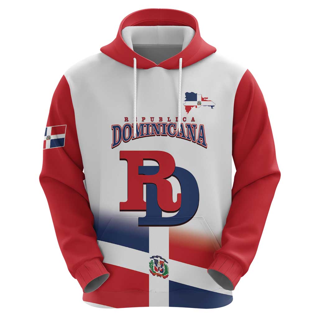 Custom Dominican Republic 2025 Baseball Zip Hoodie Go Champions Flag Style - Wonder Print Shop