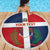 Custom Dominican Republic Football Beach Blanket Go Champions Flag Style