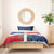 Custom Dominican Republic Football Bedding Set Go Champions Flag Style