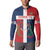Custom Dominican Republic Football Button Sweatshirt Go Champions Flag Style