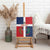 Custom Dominican Republic Football Canvas Wall Art Go Champions Flag Style