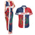 Custom Dominican Republic Football Couples Matching Tank Maxi Dress and Hawaiian Shirt Go Champions Flag Style