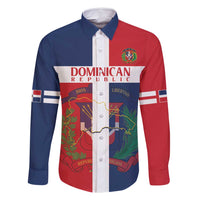 Custom Dominican Republic Football Family Matching Mermaid Dress and Hawaiian Shirt Go Champions Flag Style