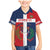 Custom Dominican Republic Football Family Matching Mermaid Dress and Hawaiian Shirt Go Champions Flag Style