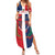 Custom Dominican Republic Football Family Matching Summer Maxi Dress and Hawaiian Shirt Go Champions Flag Style