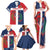 Custom Dominican Republic Football Family Matching Tank Maxi Dress and Hawaiian Shirt Go Champions Flag Style