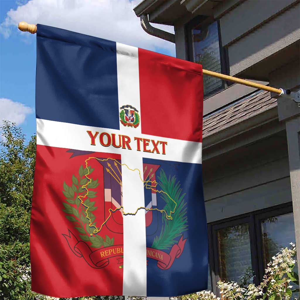 Custom Dominican Republic Football Garden Flag Go Champions Flag Style