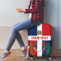 Custom Dominican Republic Football Luggage Cover Go Champions Flag Style