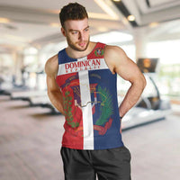 Custom Dominican Republic Football Men Tank Top Go Champions Flag Style