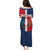 Custom Dominican Republic Football Puletasi Go Champions Flag Style