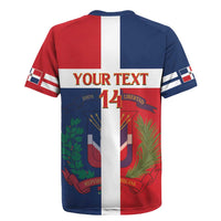 Custom Dominican Republic Football Rugby Jersey Go Champions Flag Style