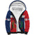 Custom Dominican Republic Football Sherpa Hoodie Go Champions Flag Style