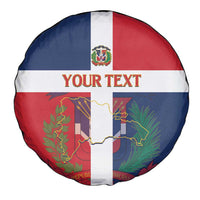 Custom Dominican Republic Football Spare Tire Cover Go Champions Flag Style
