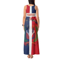Custom Dominican Republic Football Tank Maxi Dress Go Champions Flag Style