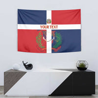 Custom Dominican Republic Football Tapestry Go Champions Flag Style