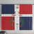 Custom Dominican Republic Football Window Curtain Go Champions Flag Style - Wonder Print Shop