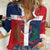 Custom Dominican Republic Football Women Casual Shirt Go Champions Flag Style - Wonder Print Shop