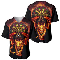 Cymru Am Byth Wales Darts Baseball Jersey Go Welsh Flame Style