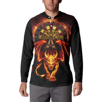 Cymru Am Byth Wales Darts Button Sweatshirt Go Welsh Flame Style