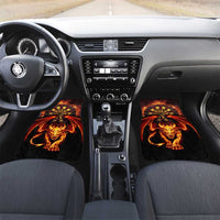 Cymru Am Byth Wales Darts Car Mats Go Welsh Flame Style