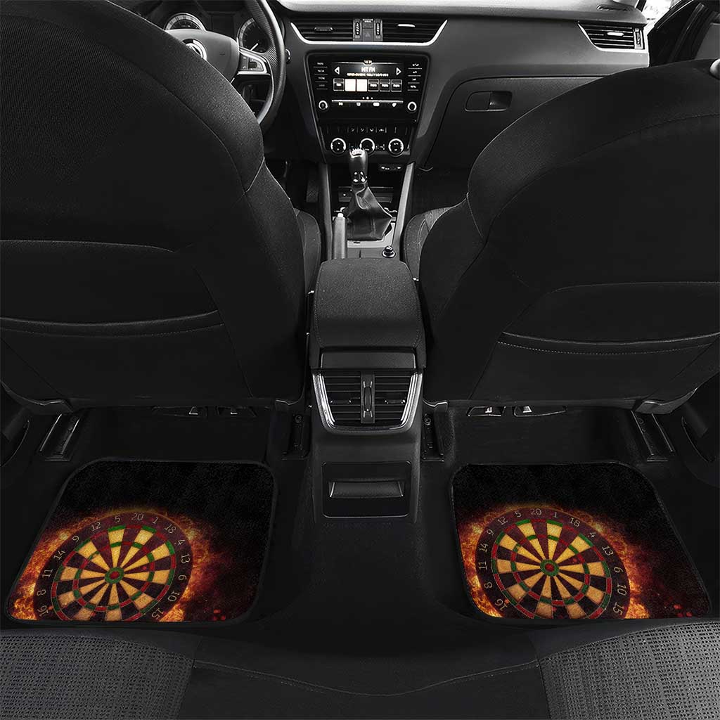 Cymru Am Byth Wales Darts Car Mats Go Welsh Flame Style