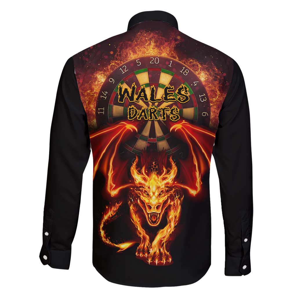 Cymru Am Byth Wales Darts Family Matching Short Sleeve Bodycon Dress and Hawaiian Shirt Go Welsh Flame Style