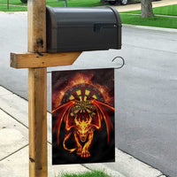 Cymru Am Byth Wales Darts Garden Flag Go Welsh Flame Style