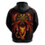 Cymru Am Byth Wales Darts Hoodie Go Welsh Flame Style