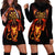 Cymru Am Byth Wales Darts Hoodie Dress Go Welsh Flame Style