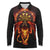 Cymru Am Byth Wales Darts Long Sleeve Polo Shirt Go Welsh Flame Style