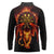 Cymru Am Byth Wales Darts Long Sleeve Polo Shirt Go Welsh Flame Style