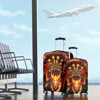 Cymru Am Byth Wales Darts Luggage Cover Go Welsh Flame Style