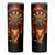 Cymru Am Byth Wales Darts Skinny Tumbler Go Welsh Flame Style