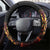 Cymru Am Byth Wales Darts Steering Wheel Cover Go Welsh Flame Style