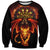 Cymru Am Byth Wales Darts Sweatshirt Go Welsh Flame Style