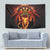 Cymru Am Byth Wales Darts Tapestry Go Welsh Flame Style